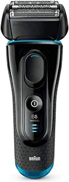 BRAUN Rasorio elettrico Braun Serie 5 5147S wet & dry ricaricabile e lavabile
